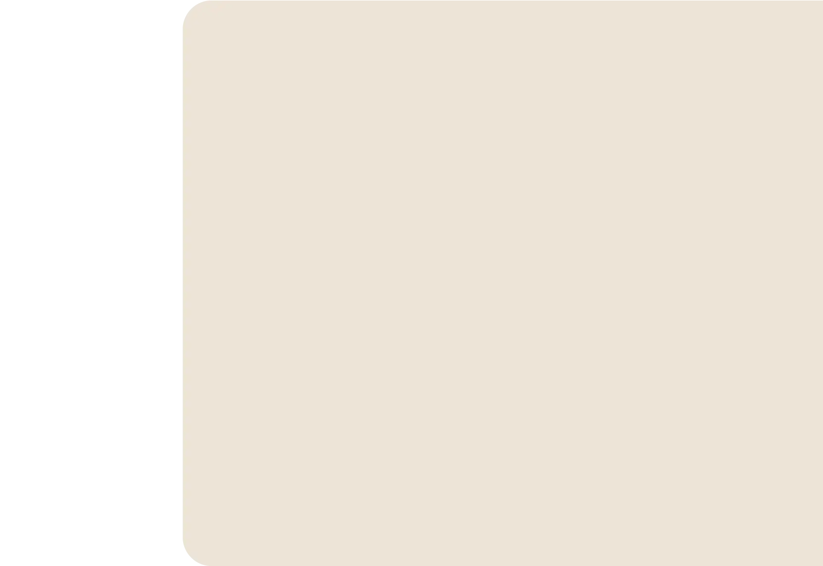 Light beige textured background surface